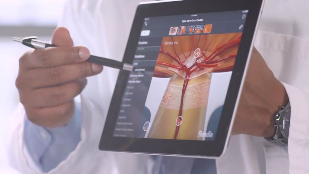 close up of Exam Mode on an iPad